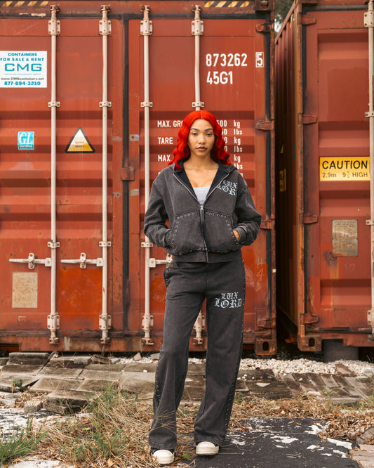 "GRAPHITE" GEMSTONE SWEATSUIT