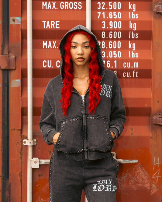 "GRAPHITE" GEMSTONE SWEATSUIT