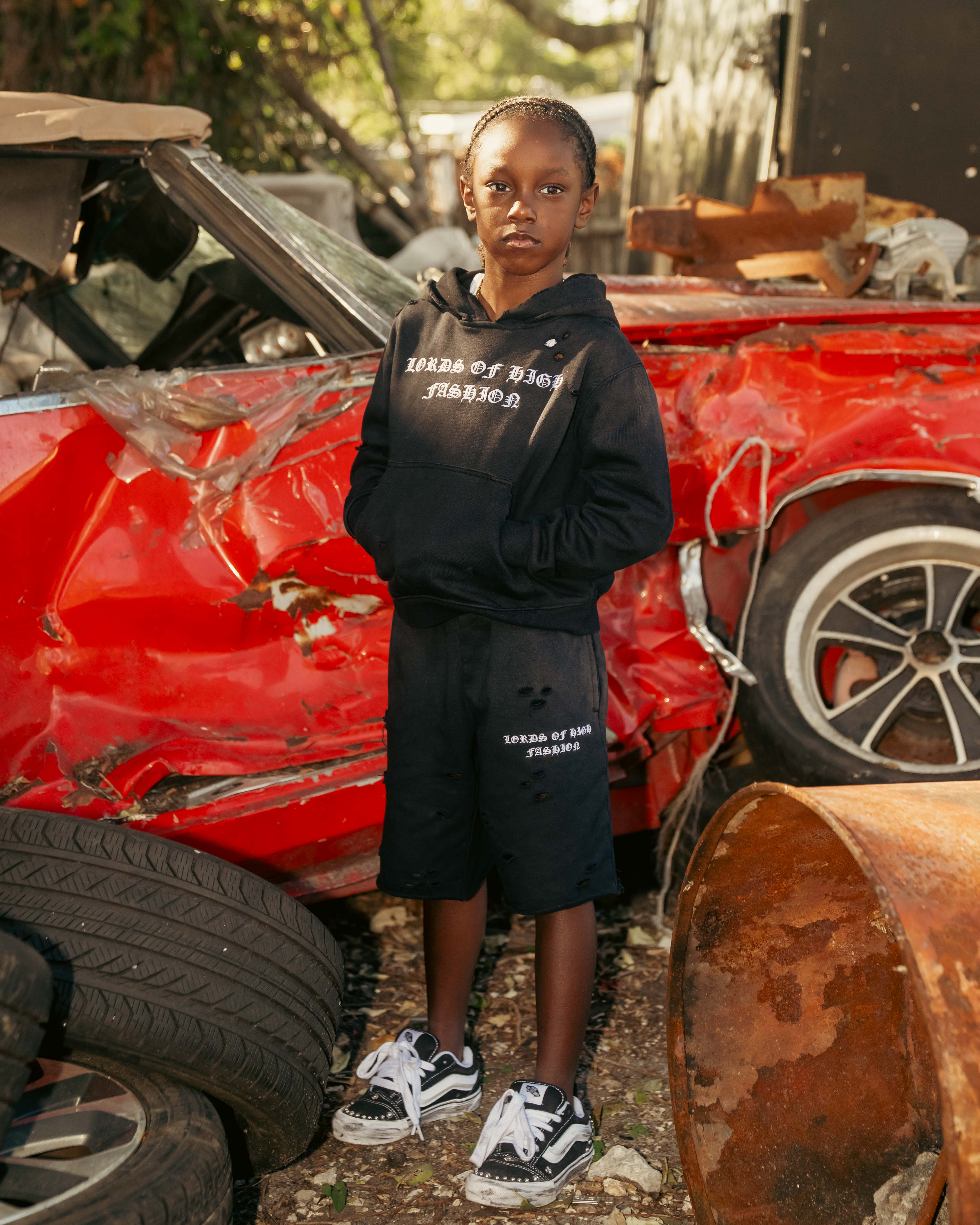 KIDS "BLACK LIST" SHORT SET