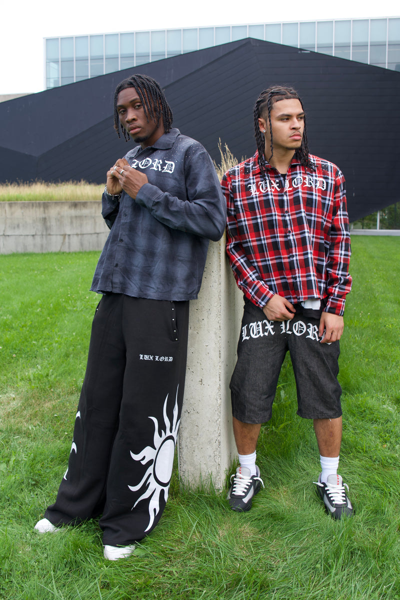 Black Buss Down Flannel