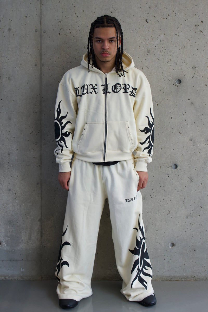 Cream Sun Sweatpants