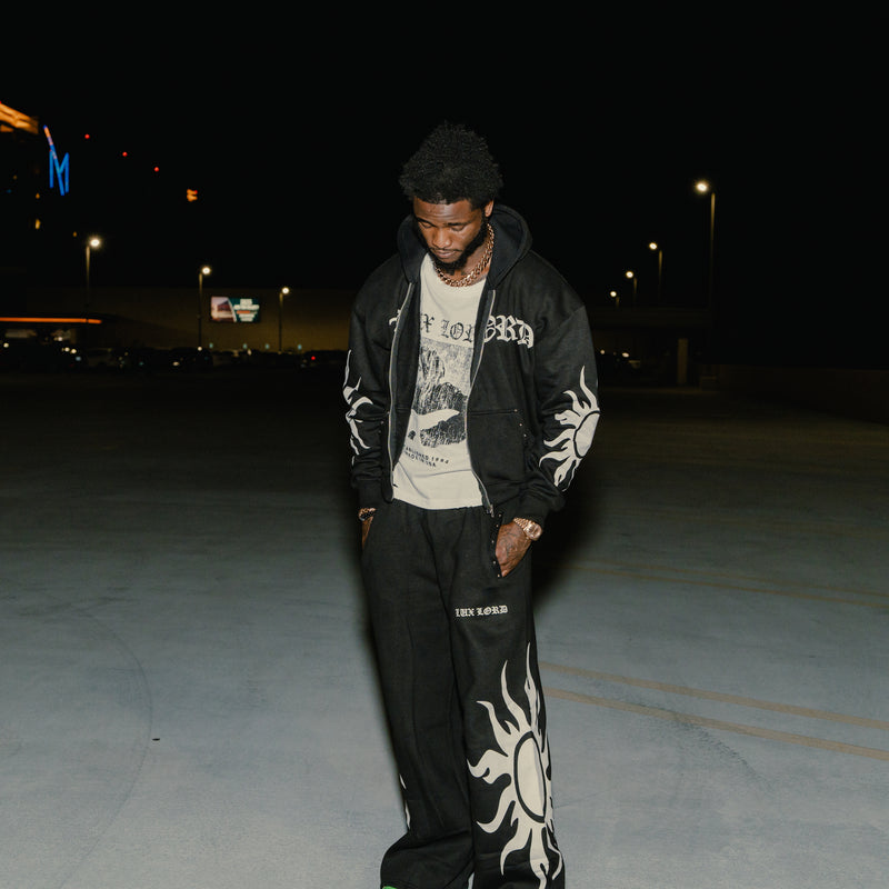Black Sun Sweatpants