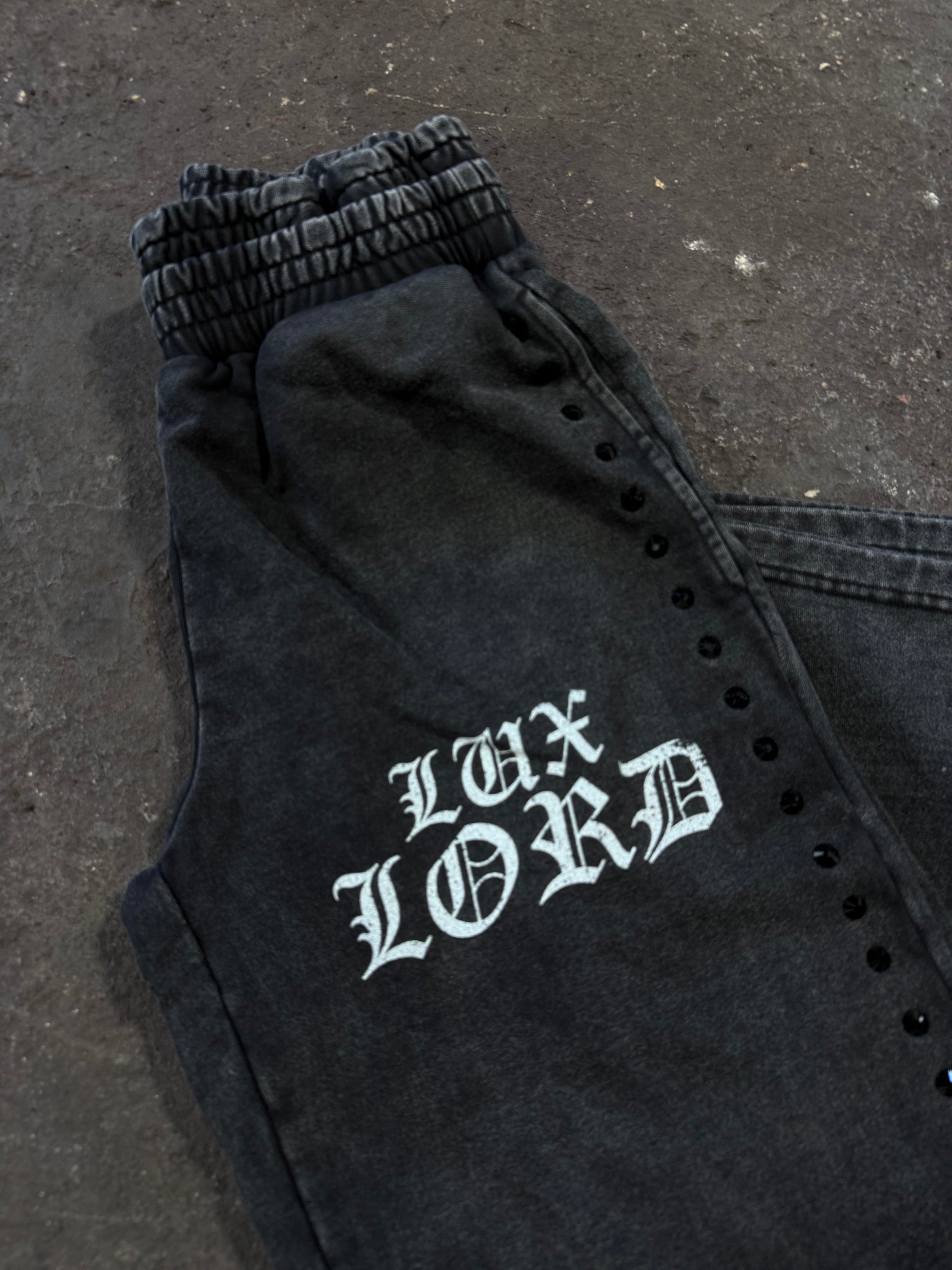 "GRAPHITE" GEMSTONE SWEATS