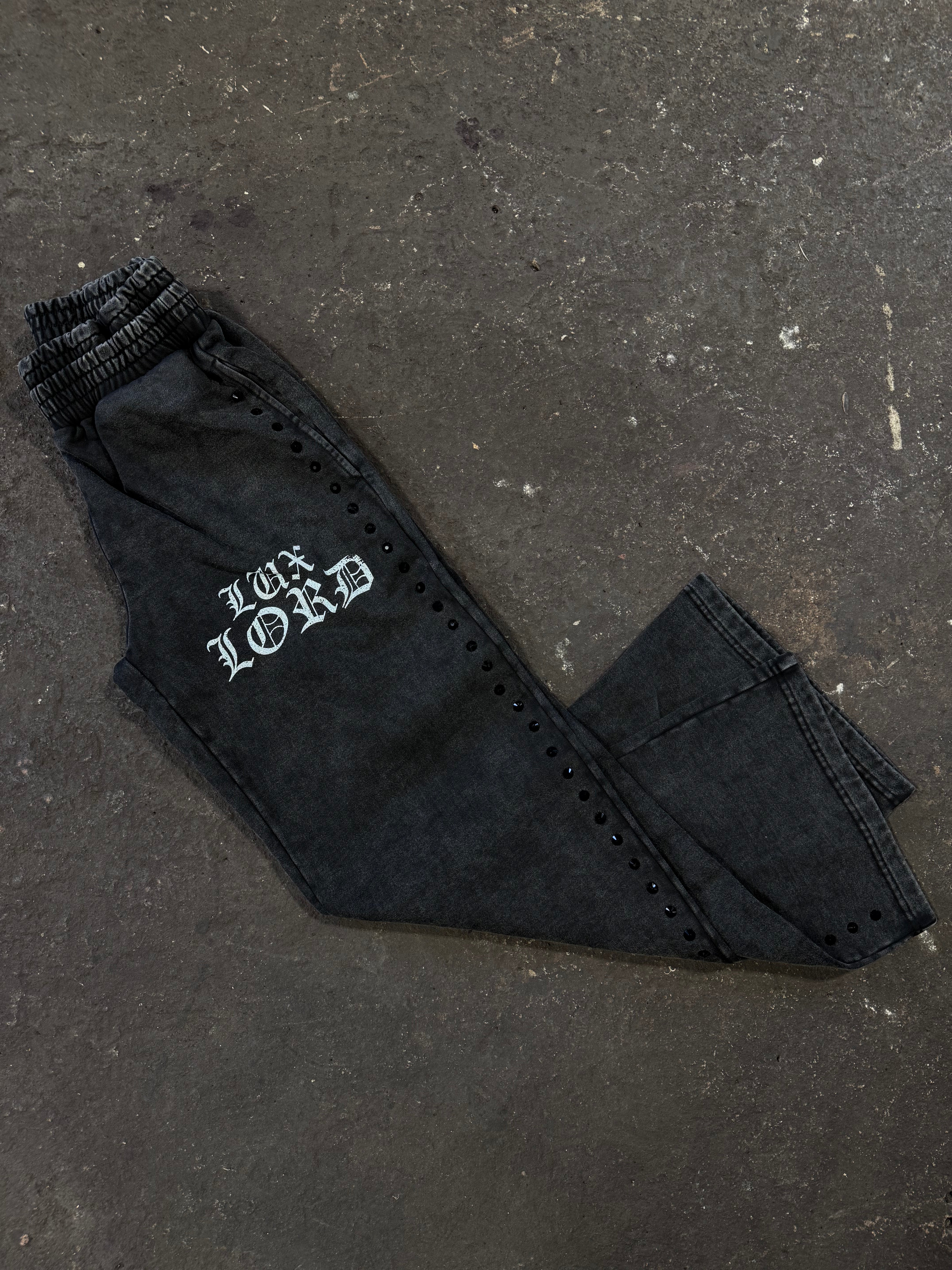 "GRAPHITE" GEMSTONE SWEATS