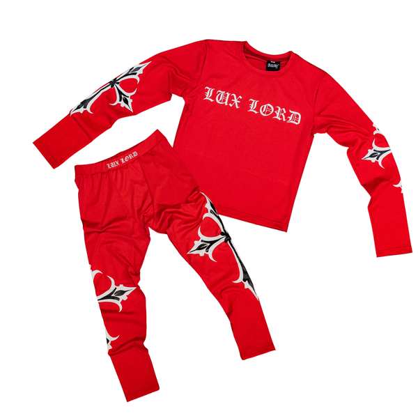 Wmns Active Red Set
