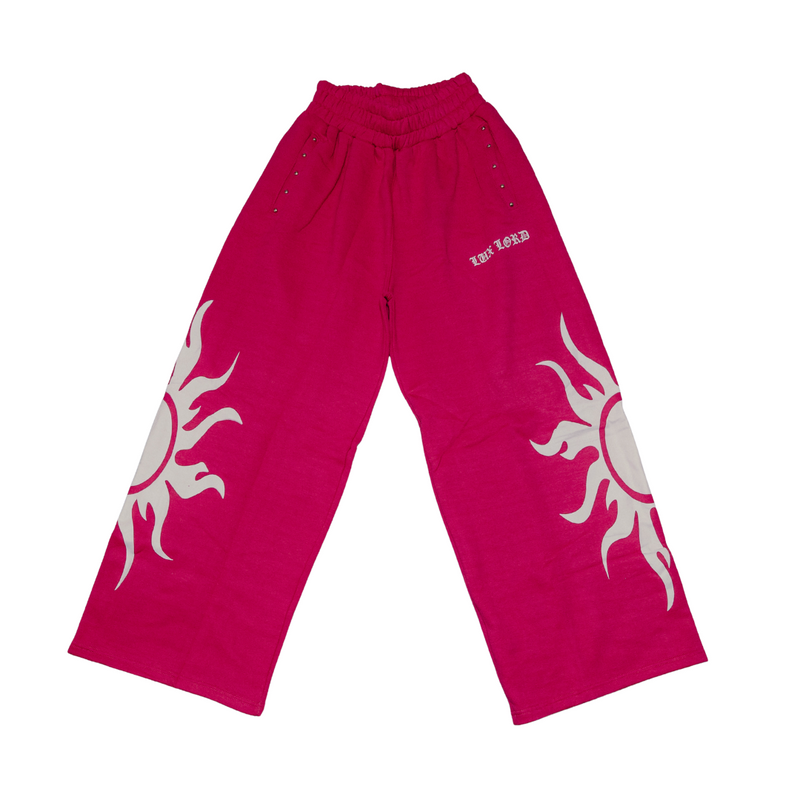 Pink Sun Sweatpants