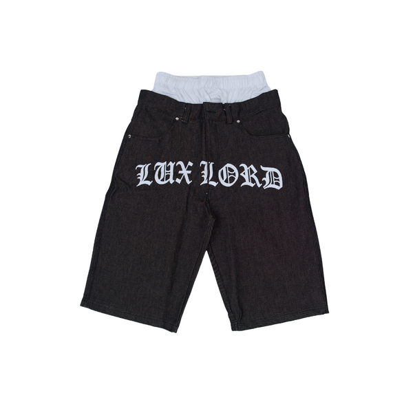 Black Denim Shorts