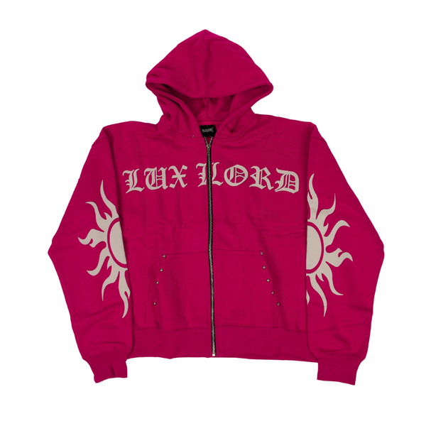 Pink Sun Zip-Up