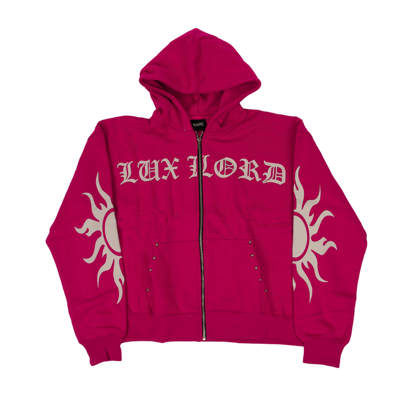Pink Sun Zip-Up