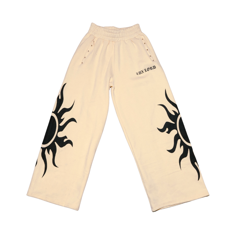 Cream Sun Sweatpants