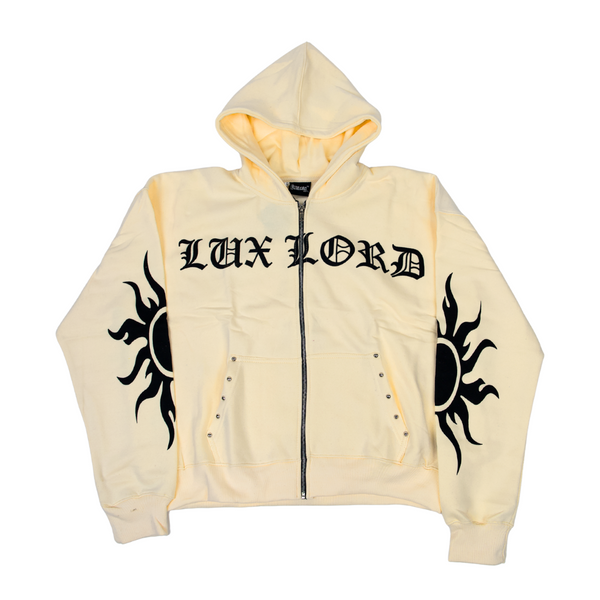 Cream Sun Zip-Up