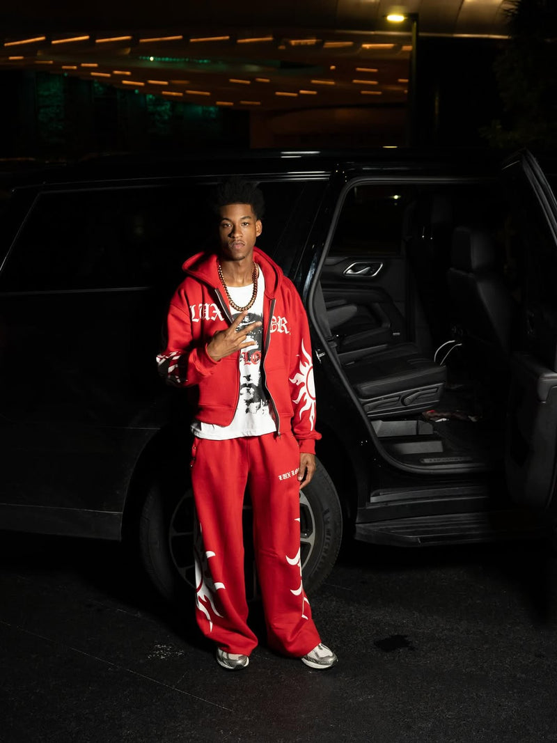 Red Sun Zip-Up