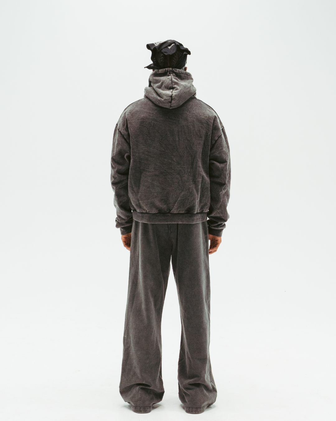 "GRAPHITE" GEMSTONE ZIP-UP